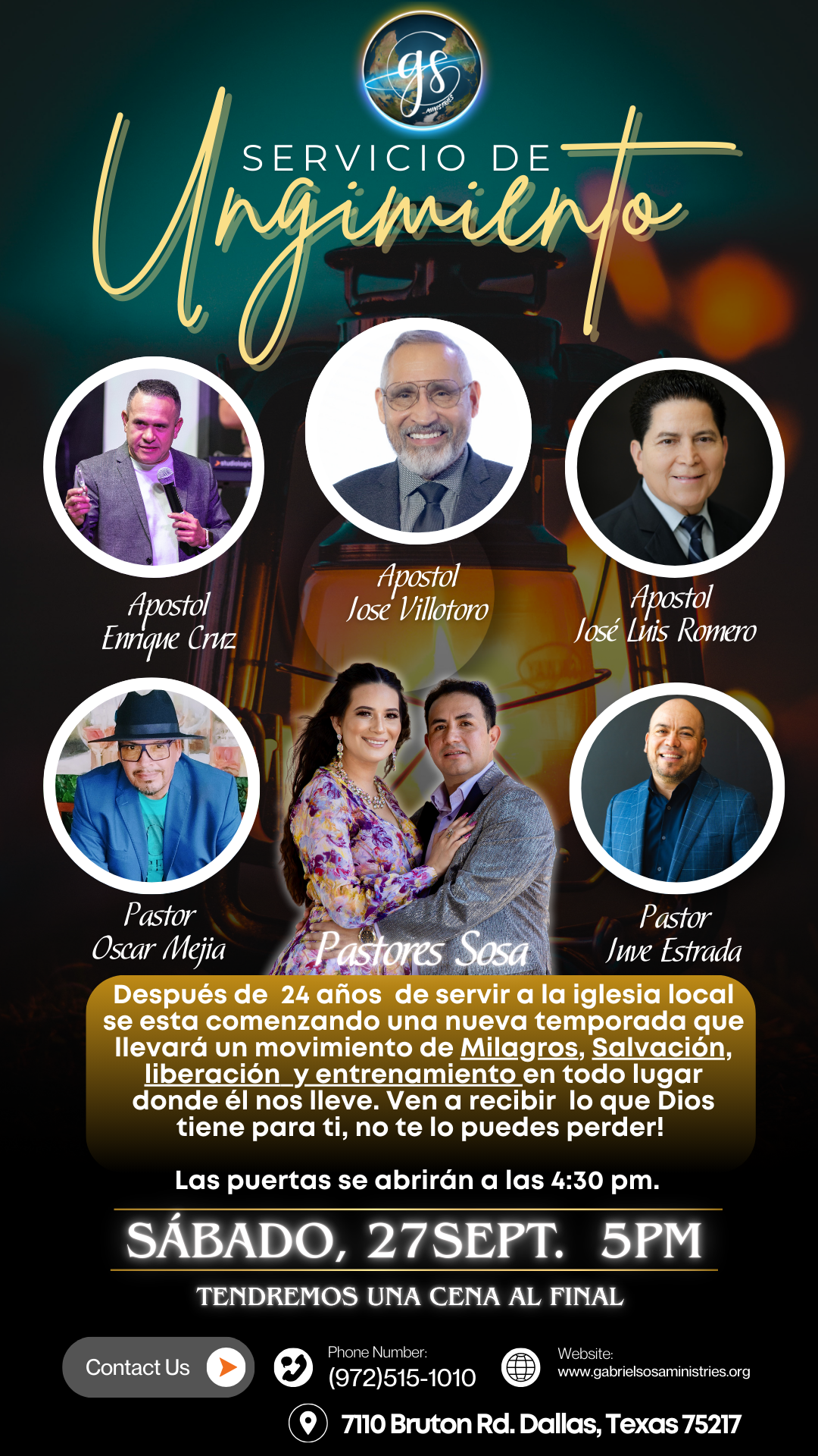 invitación de ungimiento